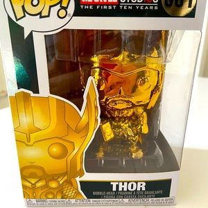 Marvel Golden Thor Funko Pop figure, new in box